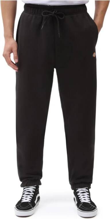 Dickies Zwarte broek met verstelbare taille en enkel elastiek Zwart Heren