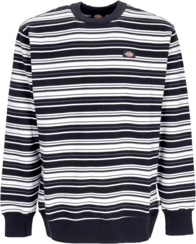 Dickies Westover Stripes Split Sweatshirt Black Heren