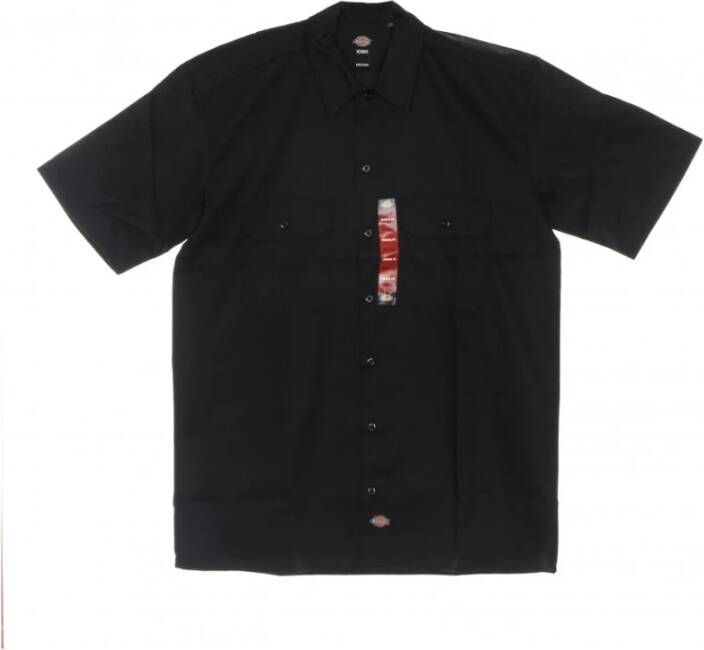 Dickies T-Overhemd man met korte mouwen werk Overhemd SS Rec Zwart Heren
