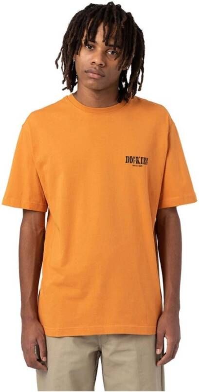 Dickies t-shirt Oranje Heren