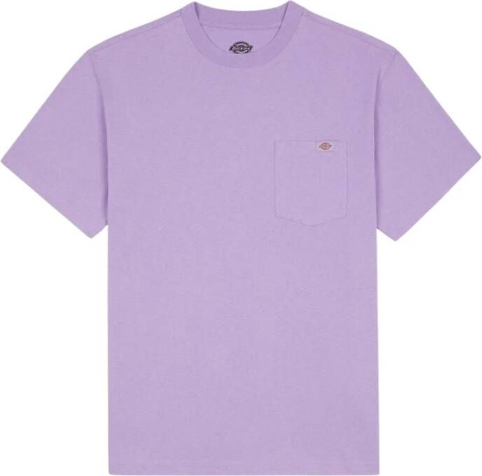Dickies Porterdale Katoenen Jersey T-Shirt Purple Heren