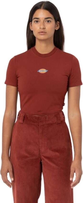 Dickies T-Shirts Rood Dames