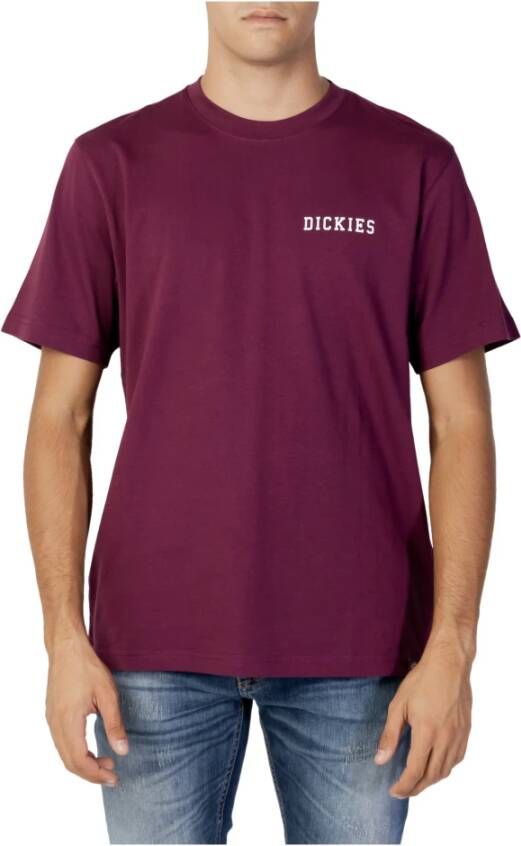 Dickies T-Shirts Paars Heren