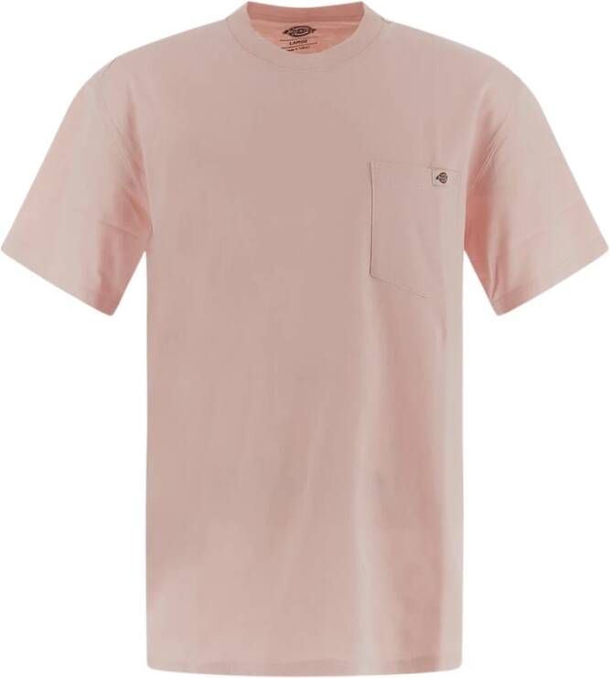 Dickies T-shirts Roze Heren