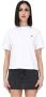Dickies Witte T-shirt met logo patch voor vrouwen White Dames - Thumbnail 1