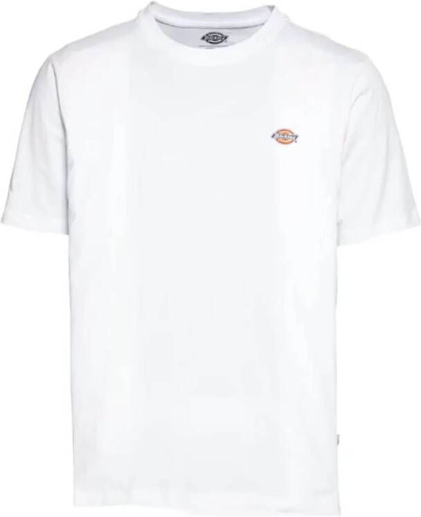 Dickies Heren Katoenen Crewneck T-Shirt Collectie White Heren