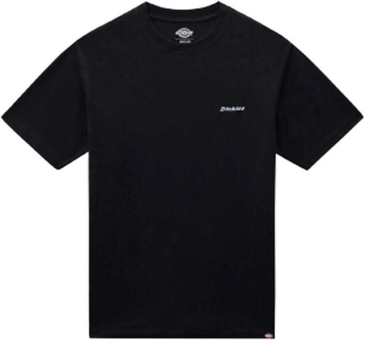 Dickies T-shirt in cotton with logo embroidery Zwart Heren