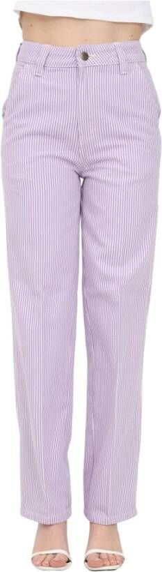 Dickies Trousers Paars Dames
