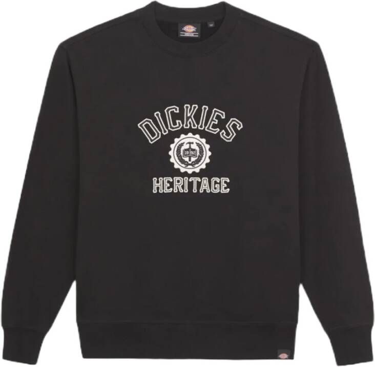 Dickies Zwarte Oxford Sweatshirt voor Heren Zwart Heren