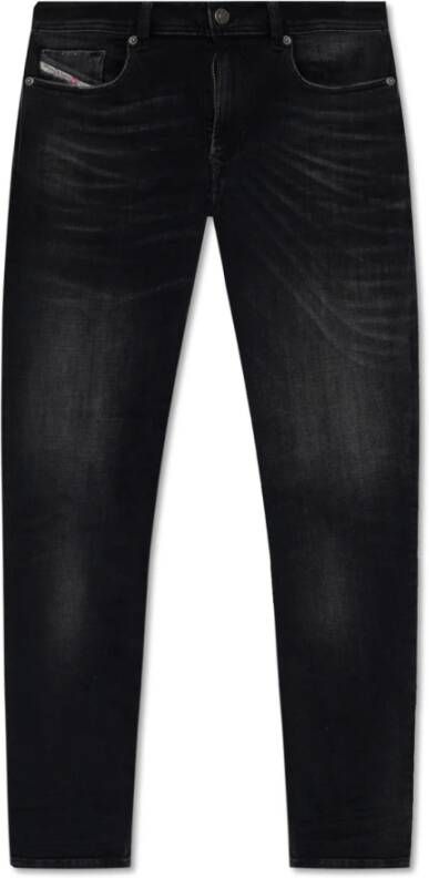 Diesel Sleenker 1979 Regular Fit Jeans Black Heren