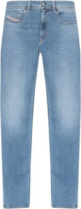 Diesel Klassieke Blauwe Denim Straight Jeans Blauw Heren - Foto 11