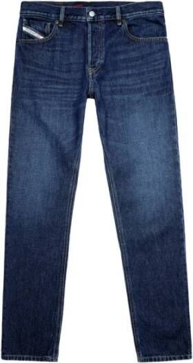 Diesel 1995 L.32 Blauwe Straight Jeans Blauw Heren