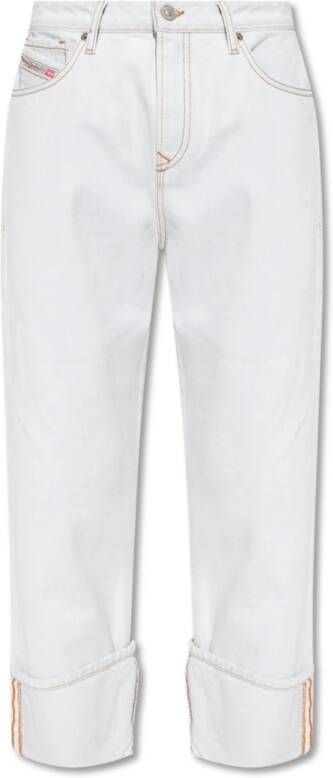 Diesel Ruimvallende spijkerbroek White Dames - Foto 1