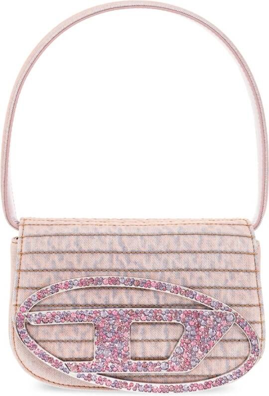 Diesel Donkerroze Leren Hobo Tas Pink Dames