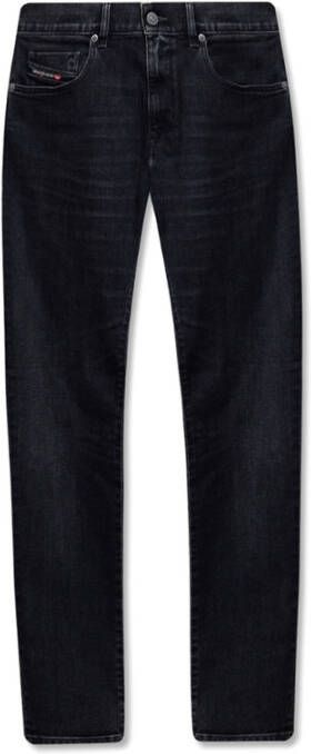 Diesel 2002 slim fit jeans Zwart Heren