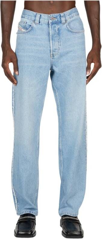 Diesel Loszittende jeans '2010 D-Macs' Blauw Heren