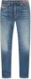 Diesel Klassieke Straight Jeans Blauw Heren - Thumbnail 1