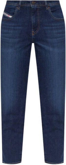 Diesel 2018 Slandy-matala 09c19 Super Skinny Fit Jeans Blauw Dames