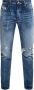 Diesel Stijlvolle Slim-Fit Jeans met Hak en Zoolhoogte Blauw Heren - Thumbnail 7