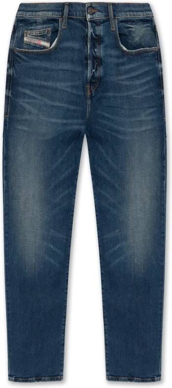 Diesel Veelzijdige Straight Jeans 2020 D-Viker Blue Heren