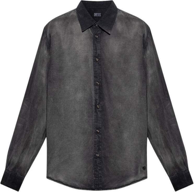 Diesel Alledaagse t-shirts Grijs Heren