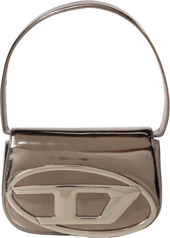 Diesel Bronzen Metallic Schoudertas voor Vrouwen Bruin Dames - Foto 14