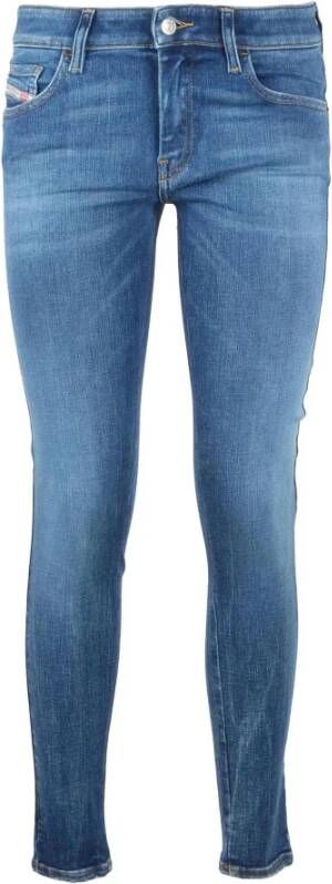 Diesel Blauwe Skinny Jeans voor Vrouwen Blauw Dames