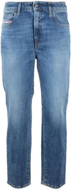 Diesel Bluaw Straight Jeans voor Dames Blauw Dames