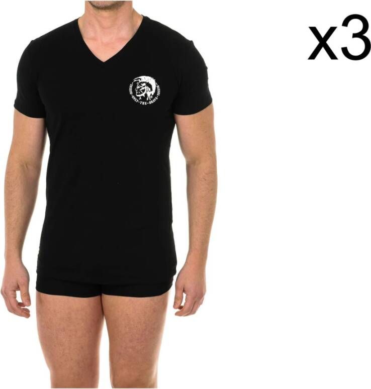 Diesel T shirt Michael(set van 3)zwart