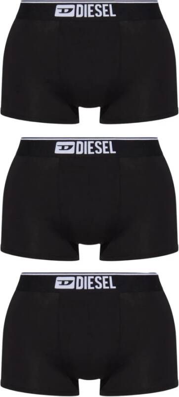 Diesel Boxershorts 3-pack Zwart Heren
