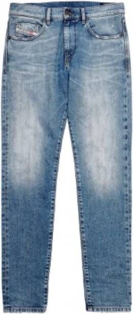 Diesel Slim-Fit Jeans Blauw Stijlvol en Comfortabel Blauw Heren