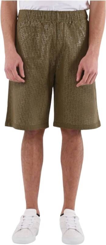 Diesel Korte Khaki Shorts Groen Heren