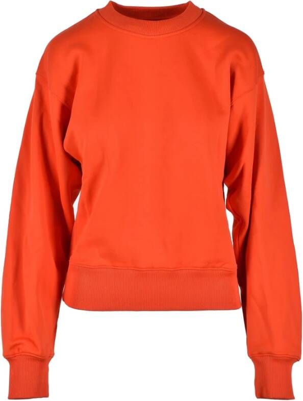 Diesel Comfortabele Dames Sweatshirt Oranje Dames