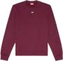 Diesel Comfortabele en stijlvolle S-Ginn-D Sweatshirt Purple Heren - Thumbnail 1