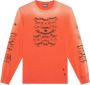 Diesel Comfortabele en stijlvolle T-Just-Ls-E3 T-shirt Oranje Heren - Thumbnail 1