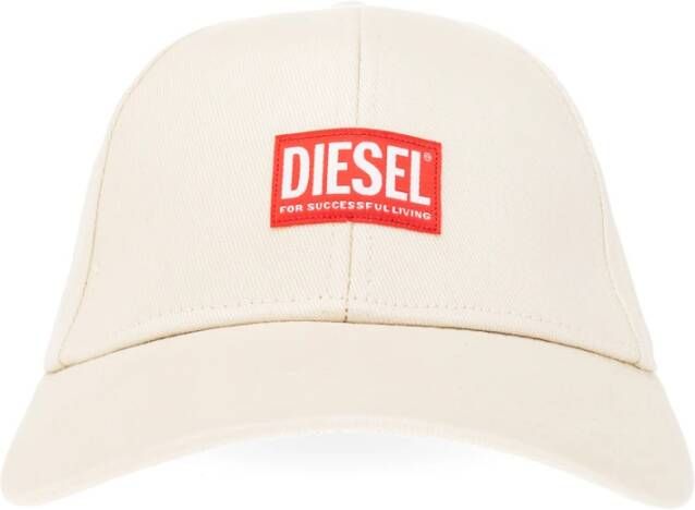 Diesel Corry-Jacq-Wash baseballpet Beige Heren