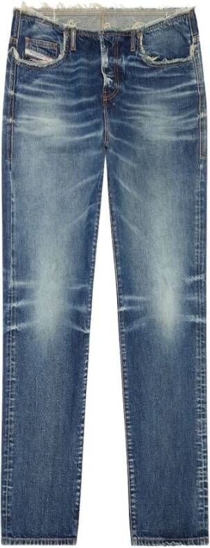 Diesel D-Pend-S Straight Jeans voor Heren Blauw Heren