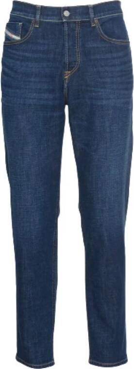 Diesel Donkerblauwe Stretch Denim Slim Fit Jeans Blauw Heren - Foto 19