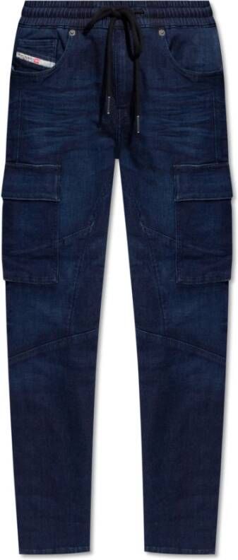 Diesel D-Ursy Jogg jeans Blauw Dames