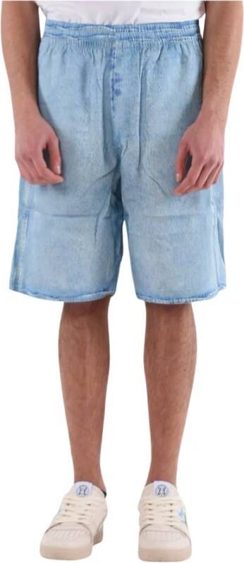 Diesel Heren Shorts van Hoge Kwaliteit Blauw Heren