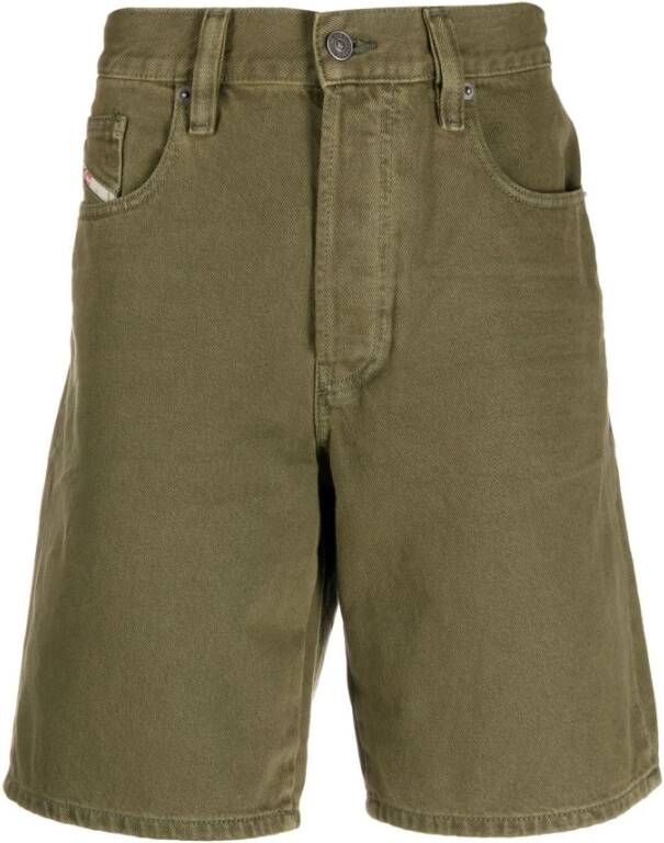 Diesel Regular-Short denim shorts Regular-Short denim shorts Groen Heren