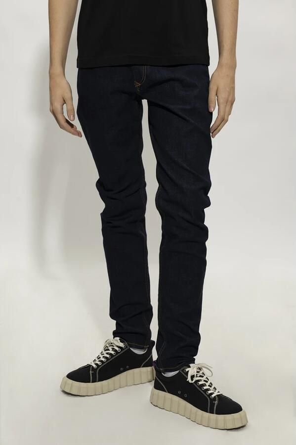 Diesel Donkerblauwe Skinny Fit Jeans Blauw Heren - Foto 3