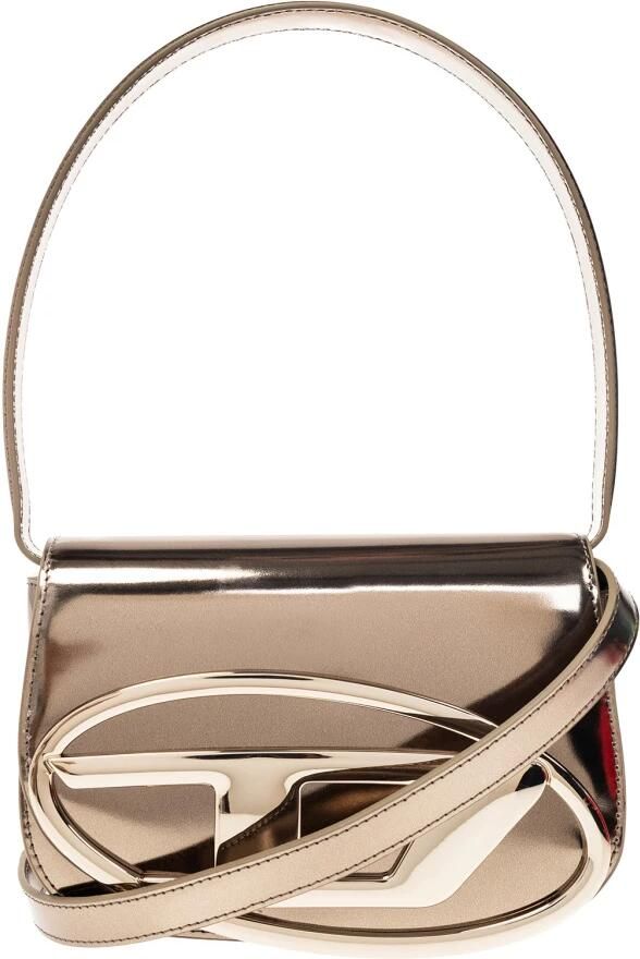 Diesel Bronzen Metallic Schoudertas voor Vrouwen Bruin Dames - Foto 11