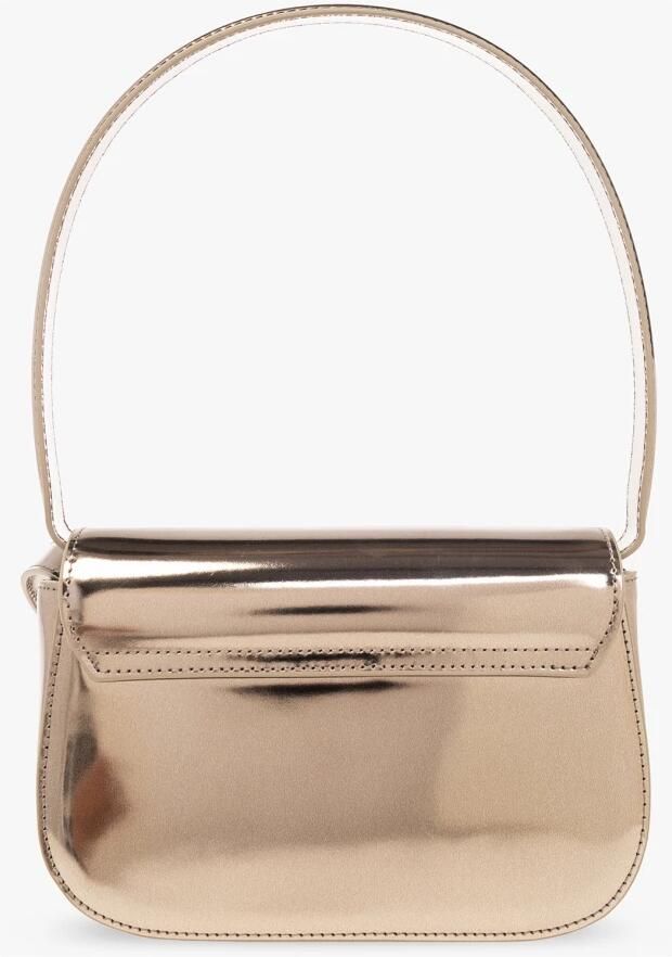 Diesel Bronzen Metallic Schoudertas voor Vrouwen Bruin Dames - Foto 6