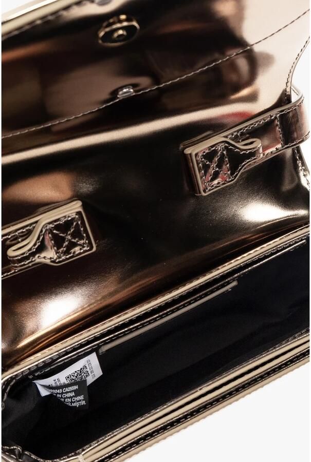 Diesel Bronzen Metallic Schoudertas voor Vrouwen Bruin Dames - Foto 7