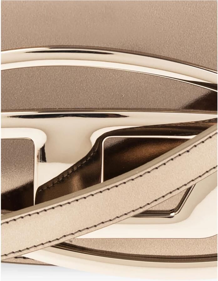 Diesel Bronzen Metallic Schoudertas voor Vrouwen Bruin Dames - Foto 4