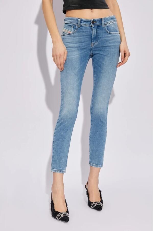 Diesel Super Skinny Jeans Tijdloze Silhouet Blue Dames - Foto 3