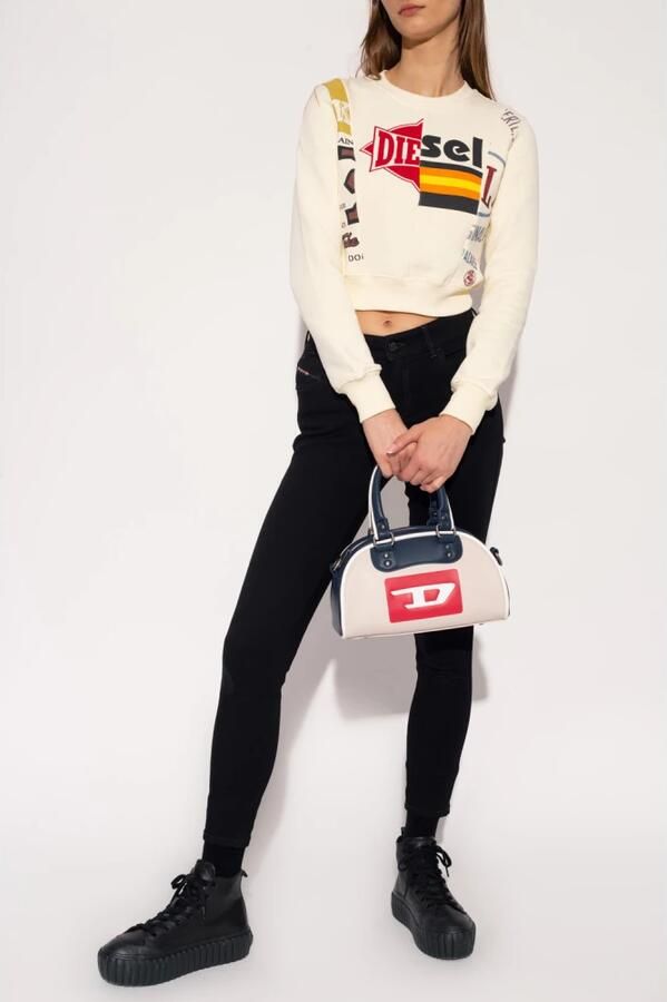 Diesel Skinny Jeans met Metalen Knopen Black Dames - Foto 2