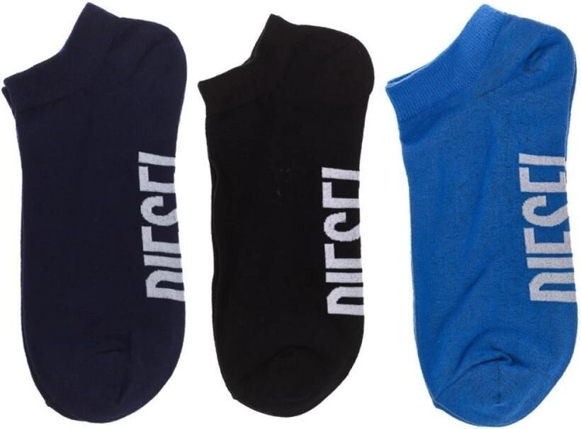 Diesel Ademend Comfort Pak 3 Sokken Multicolor Heren