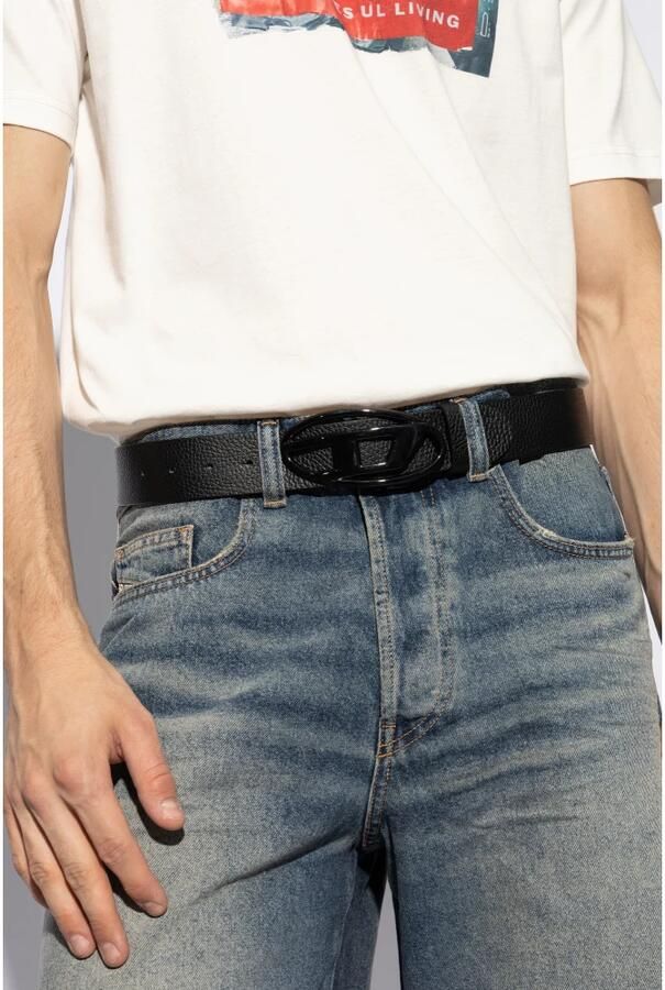 Diesel Stijlvolle PMU Riemen voor Mannen Black Heren - Foto 7